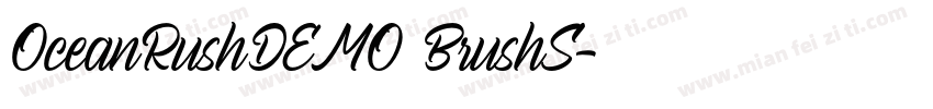 OceanRushDEMO BrushS字体转换